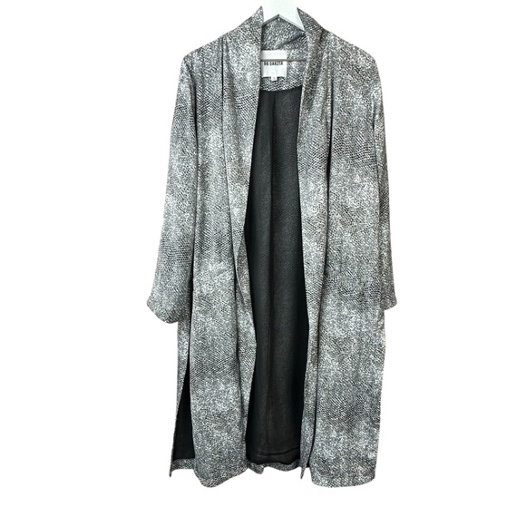 BB Dakota Women's Animal Print Open Long Duster Cardigan Women Sz L - Picture 1 of 6